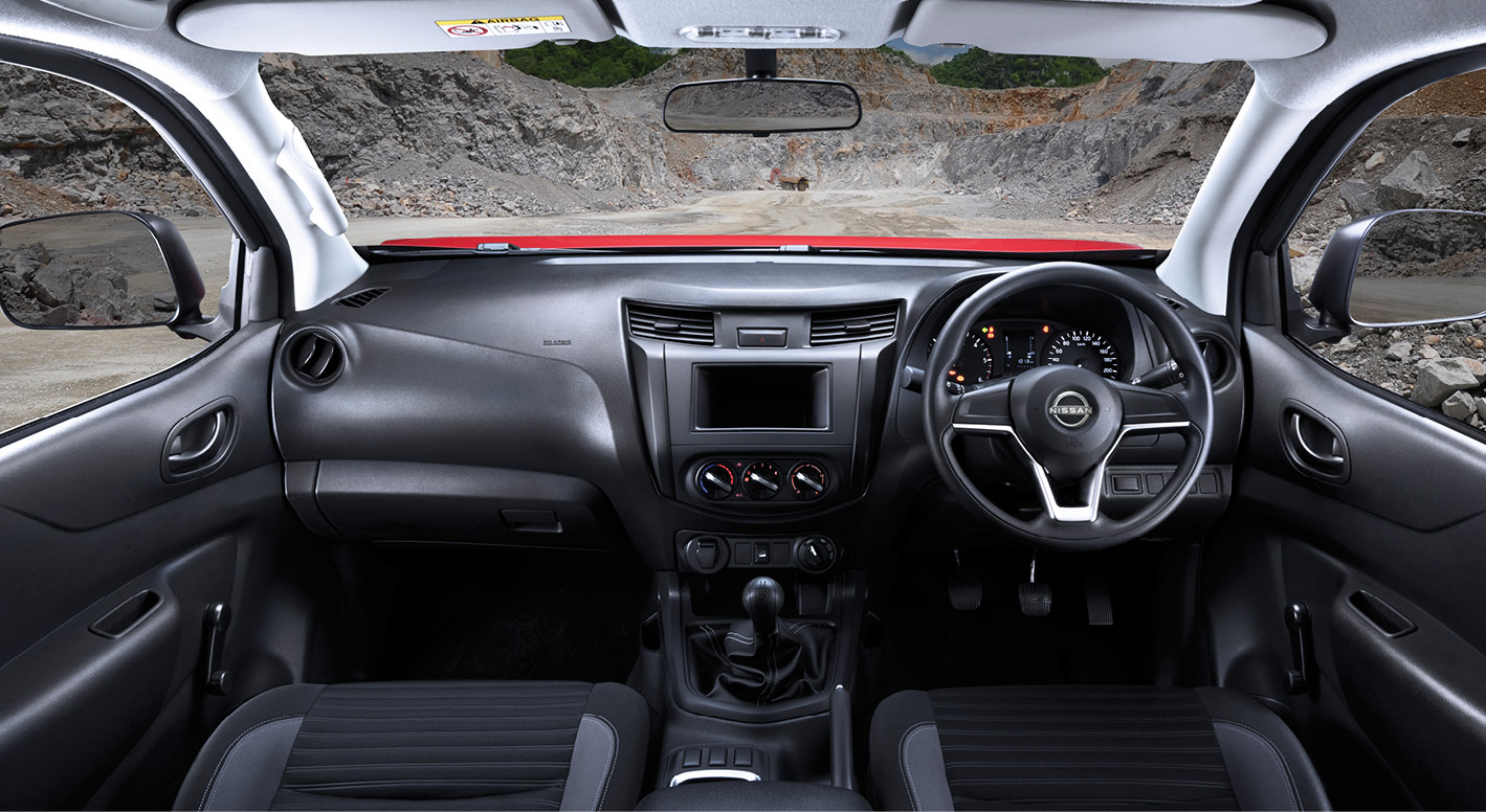 Navara XE cabin interior